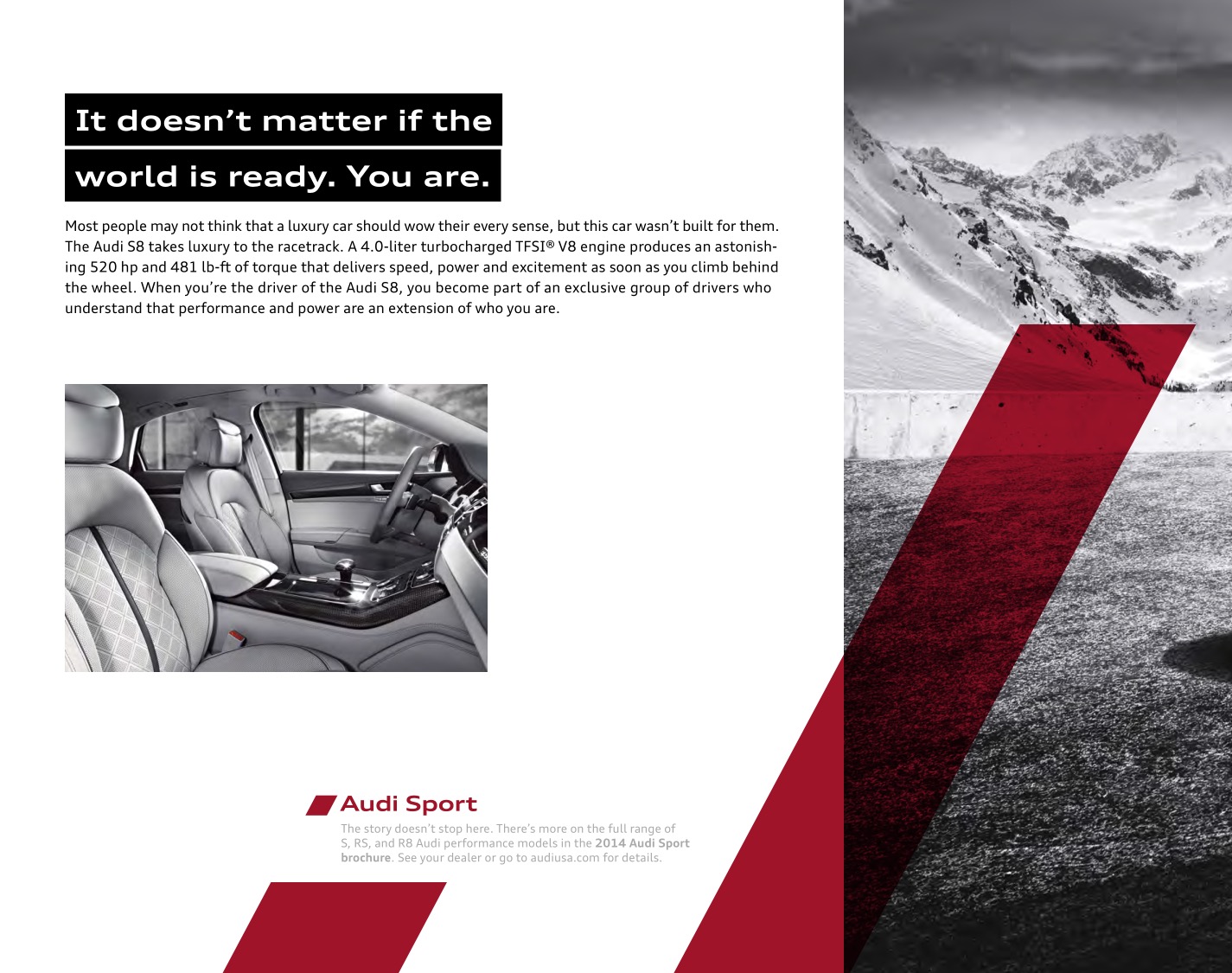 2014 Audi A8 Brochure Page 5